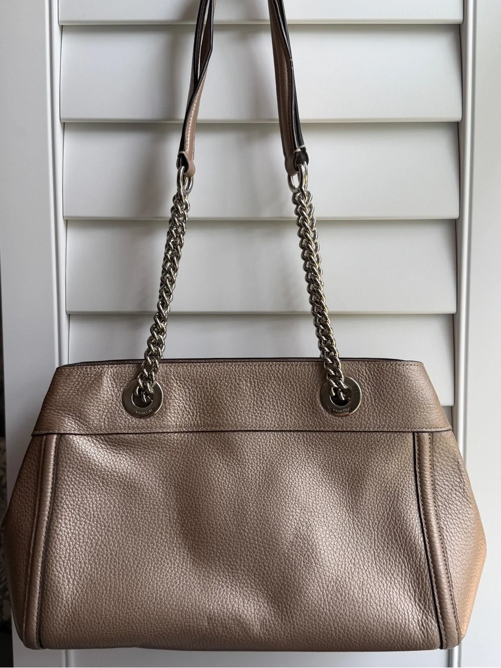 Coach pebbled leather